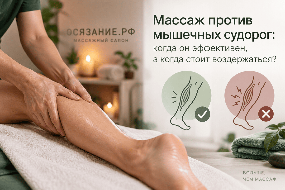 Массаж против мышечных спазмов когда он эффективен а когда стоит воздержаться